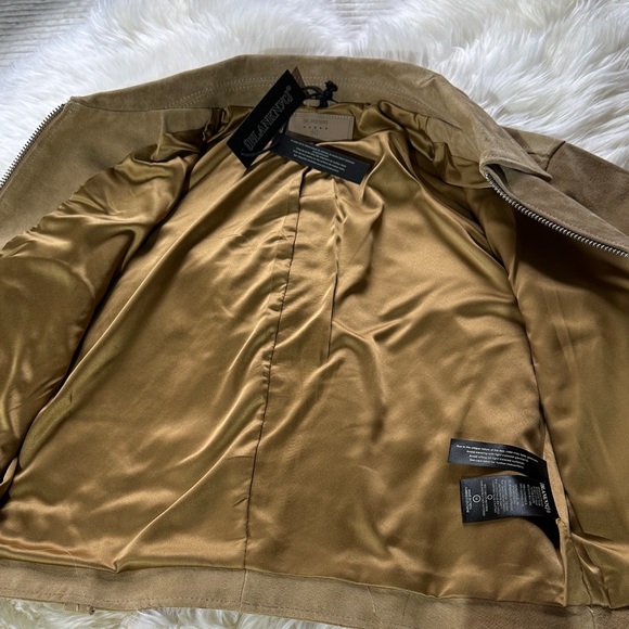 Blank NYC Women's Tan Real Suede Jacket - Picture 8 of 11